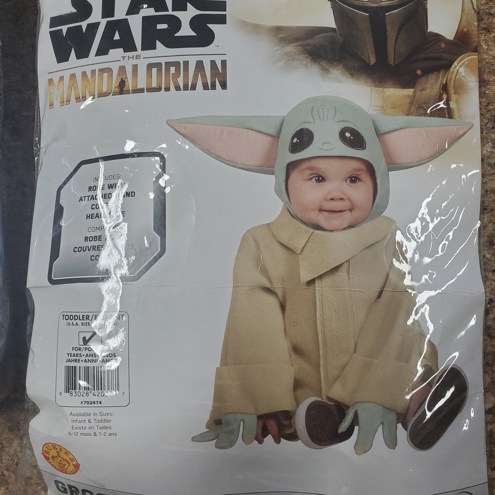 Infant/ Toddler- Star Wars Baby Yoda Costume